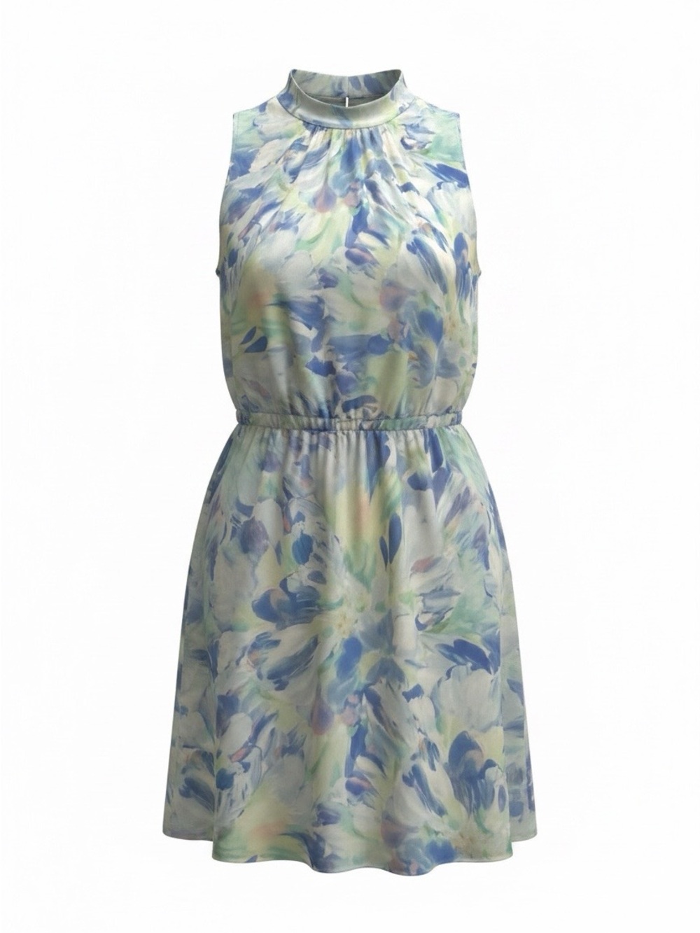 cloth & stone Halter Floral Mini Dress